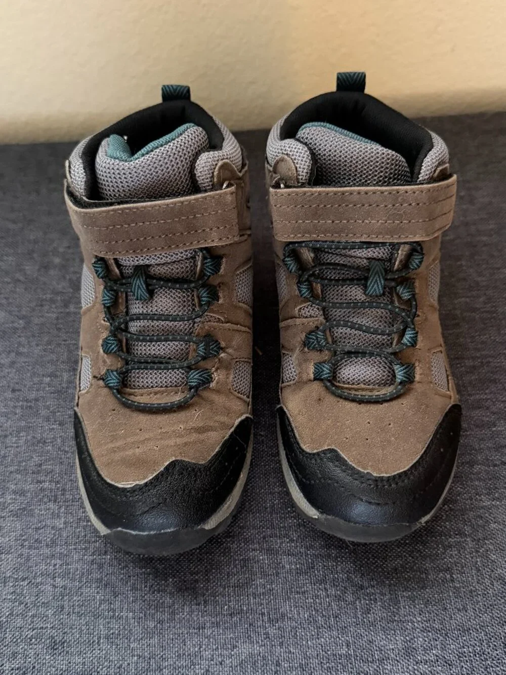 Toddler Brown Hiking Trail Boots, Size 11